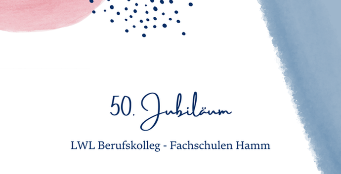 Handgeschriebener Text "50. Jubiläum"