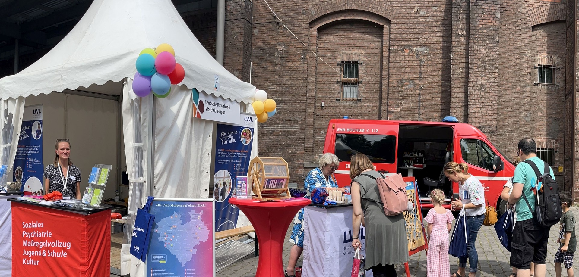 LWL - Infostand auf dem Familienfest in Bocholt 2023