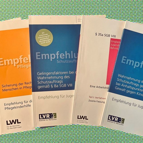 Auf einen Blick: Empfehlungen und Arbeitshilfen des LWL-Landesjugendamtes zur Arbeit in den Sozialen Diensten