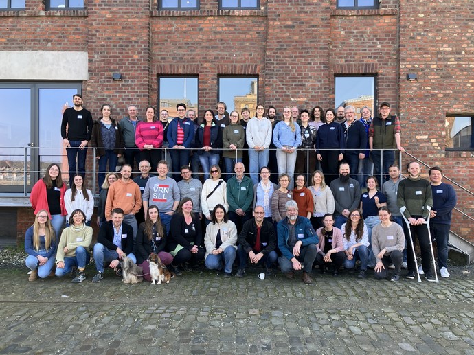 Gruppenbild der FÖJ-Vertreter:innen während der Einsatzstellenkonferenz