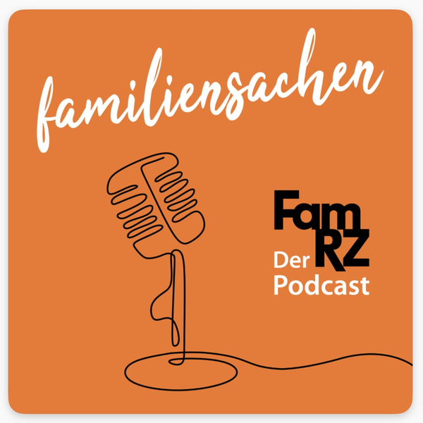 Podcast Logo: ein stilisiertes Retro-Mikrofon