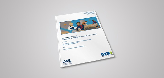 Titelseite der Veröffentlichung Zusammenarbeit bei Leistungen zur Beschäftigung