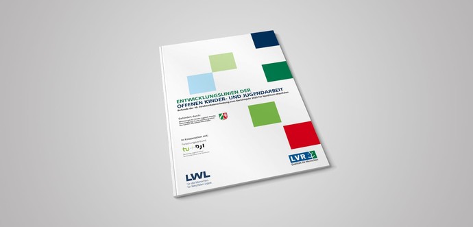 Titelseite der OKJA NRW Strukturdatenerhebung 2023
